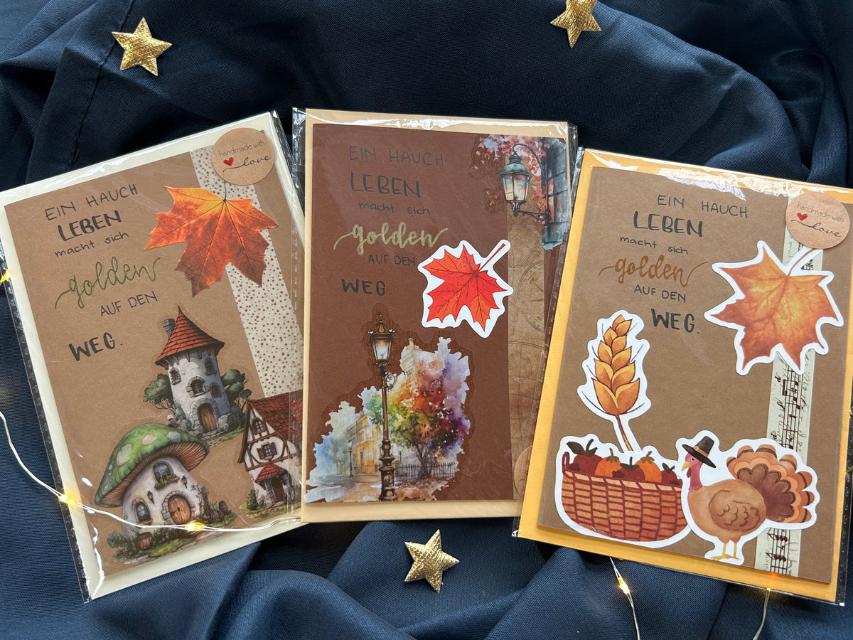 Karte «Herbstglitzer»